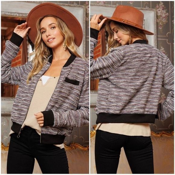 Yellow Ribbon Jackets & Coats Newtweed Zipup Jacket Poshmark